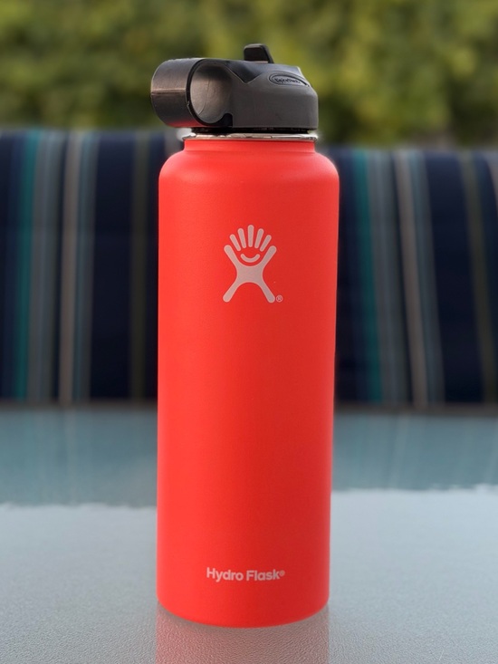 Hydro Flask Other - Bright Orange Hydro Flask Wide Mouth Stainless Steel Water Bottle, 40 Oz./1.18 L
